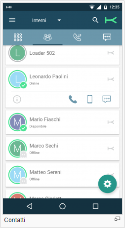 kalliope cti contatti