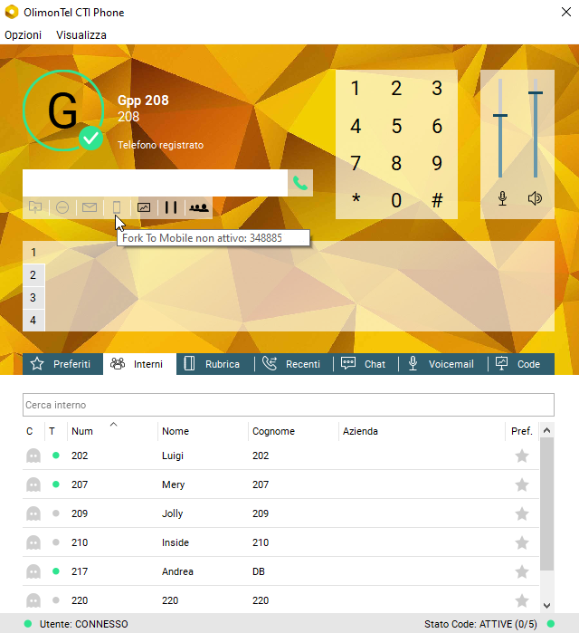 fork2mobile kalliope olimonte