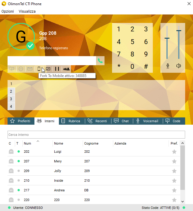 fork2mobile kalliope olimontel